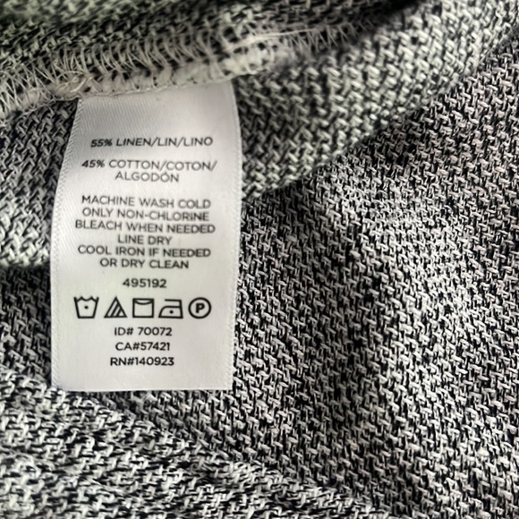 LOFT Ann Taylor Linen Moto Jacket Gray Small
Spring Jacket Casual Zip Front - Picture 4 of 10